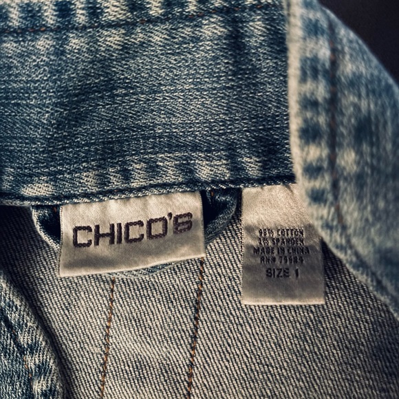 CHICO EMBROIDERED DENIM JACKET - Picture 6 of 7